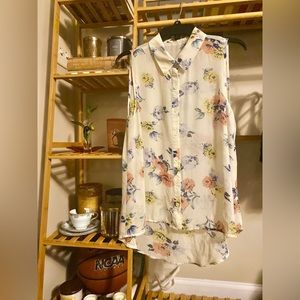 Floral Sleeveless Top